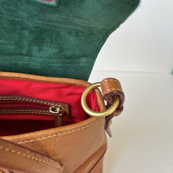 Dooney & Bourke Florentine Elisa Leather Bag Purse Small Natural Color No Strap - Picture 13 of 15